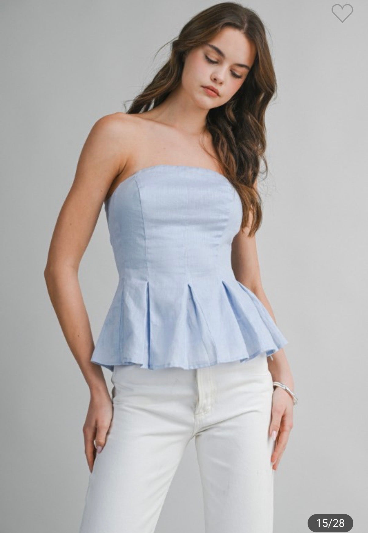 Top baby blue