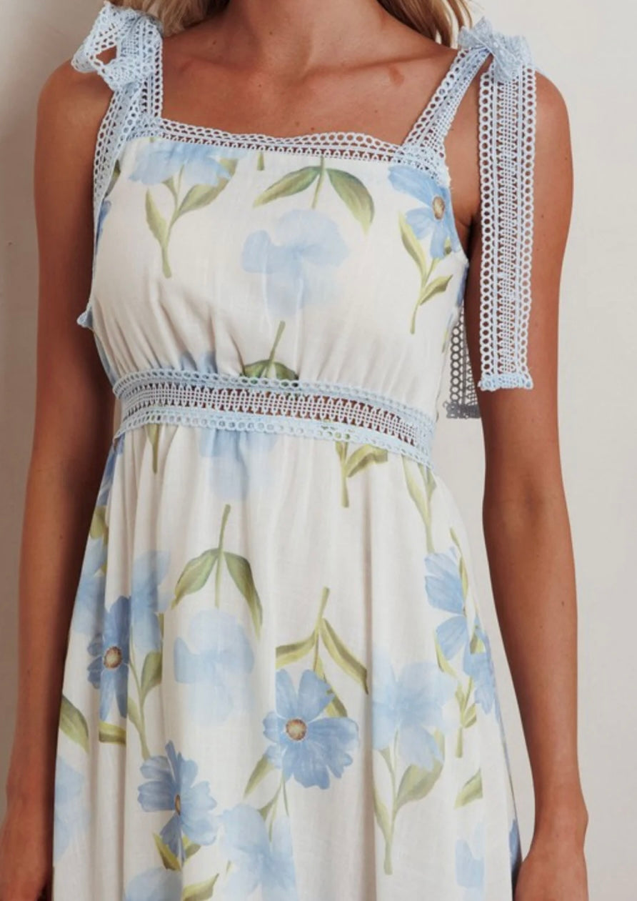 Baby blue dress