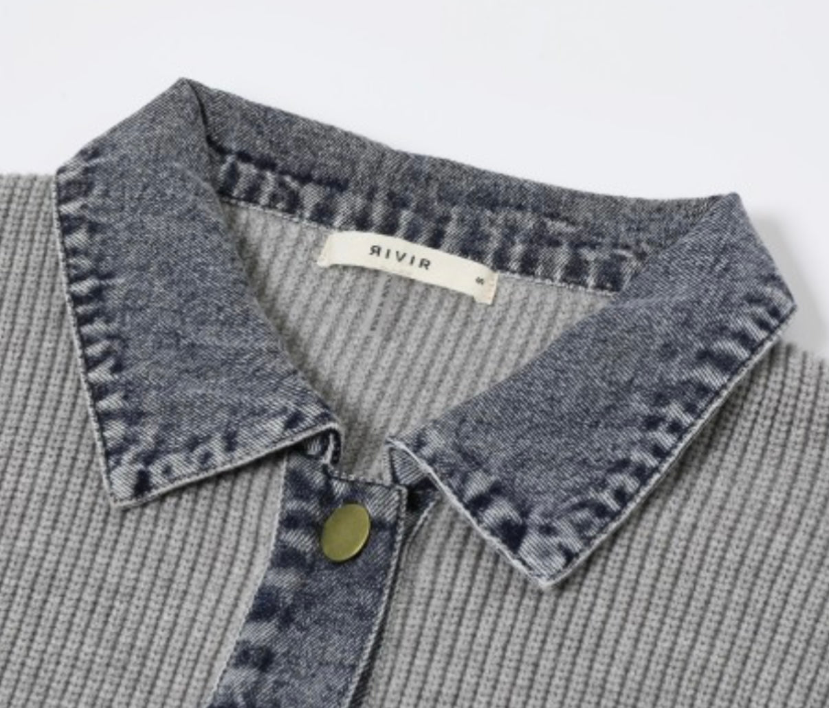 Denim sweater