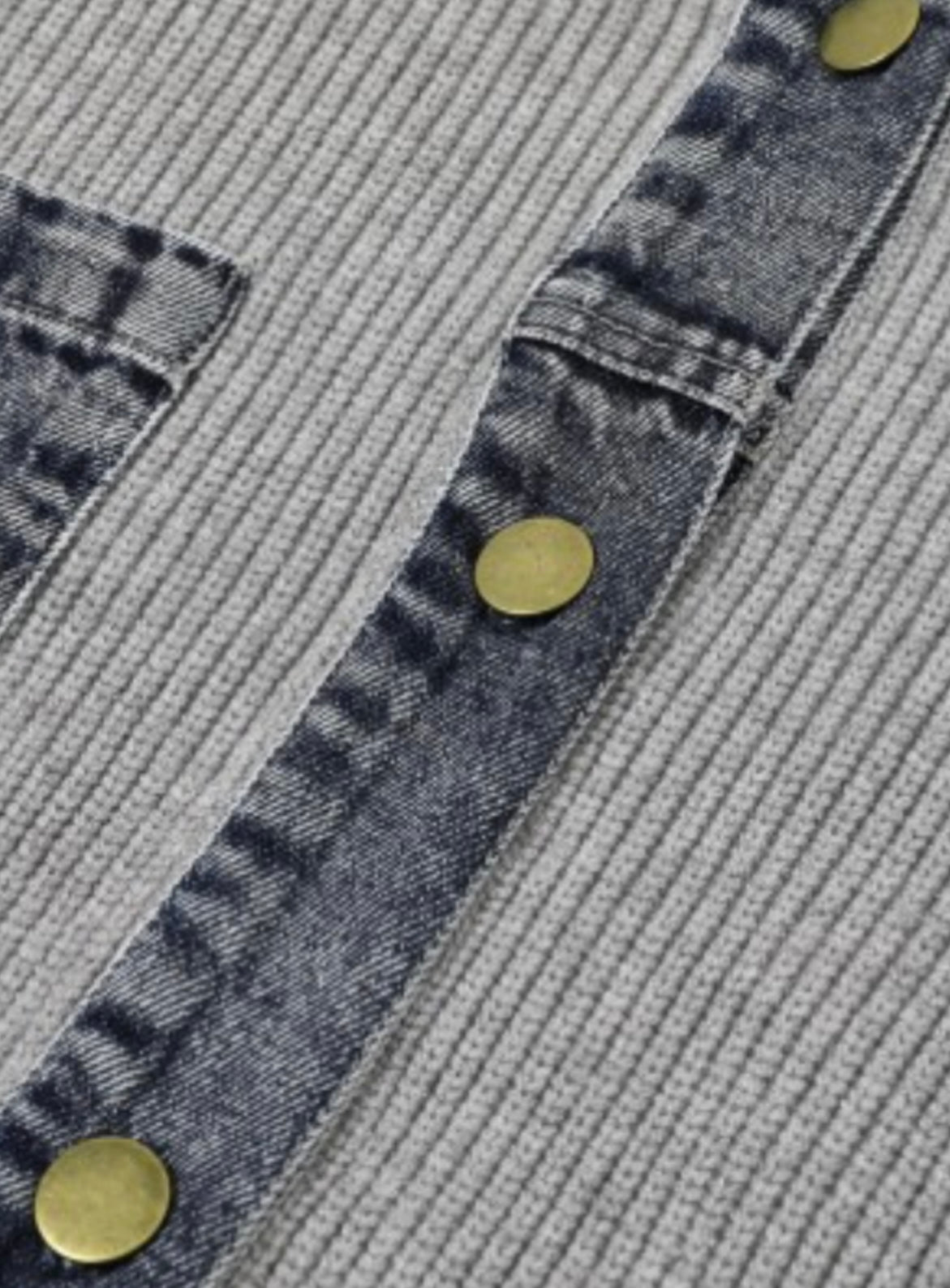 Denim sweater