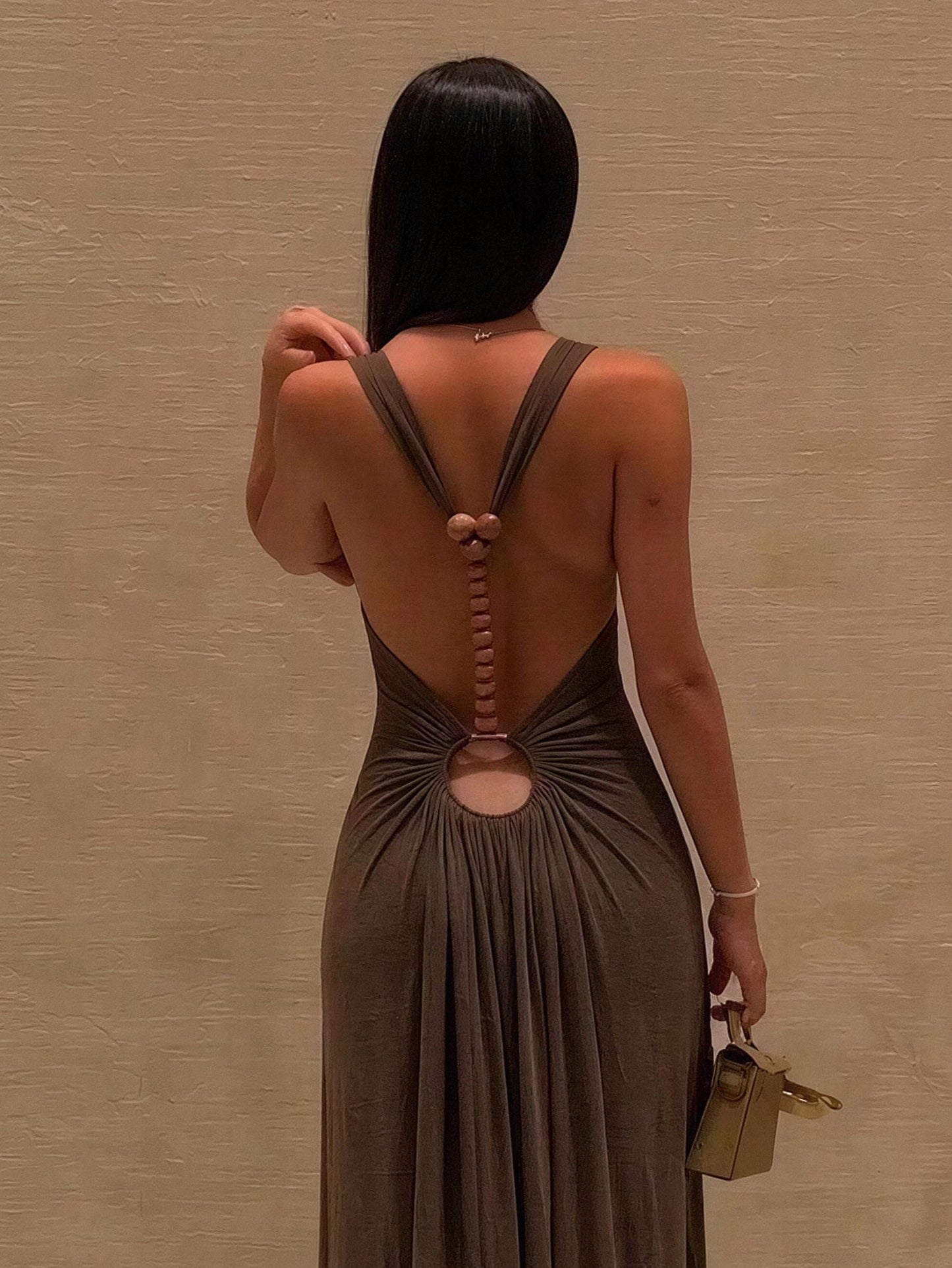 Bali brown dress