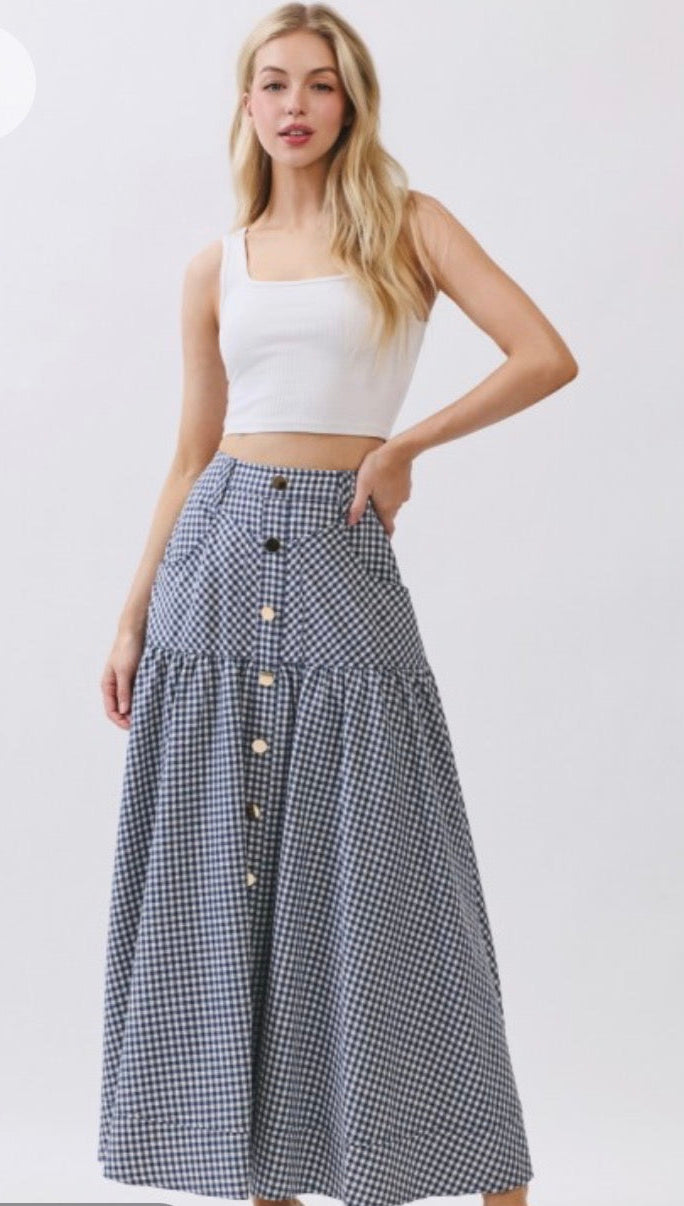 Skirt cuadros