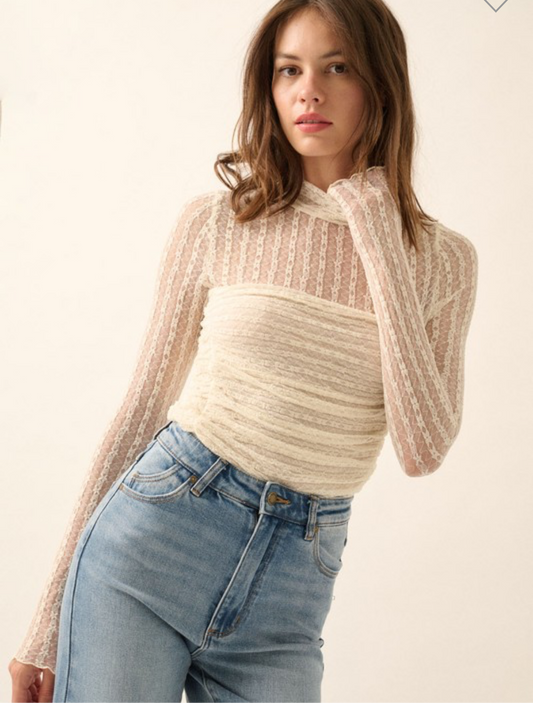 Lace body ivory