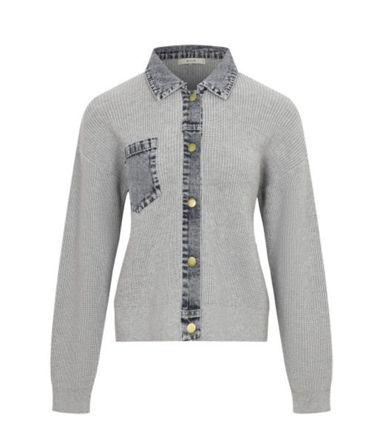 Denim sweater
