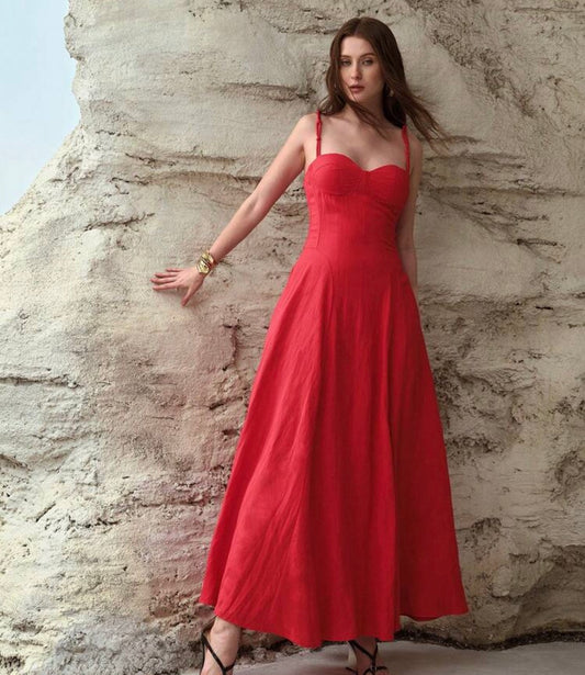 Maxi dress red