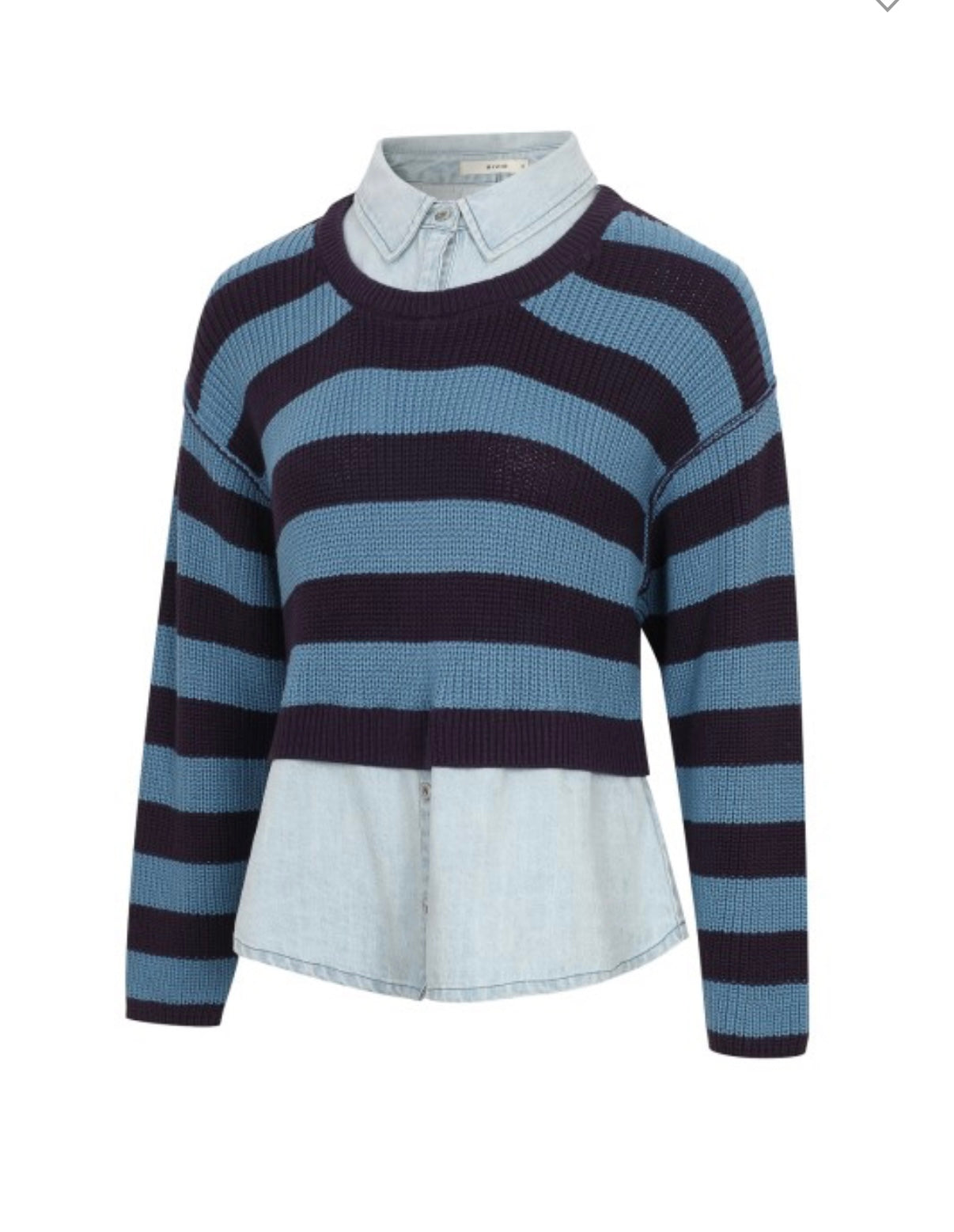 Knit long sleeve top