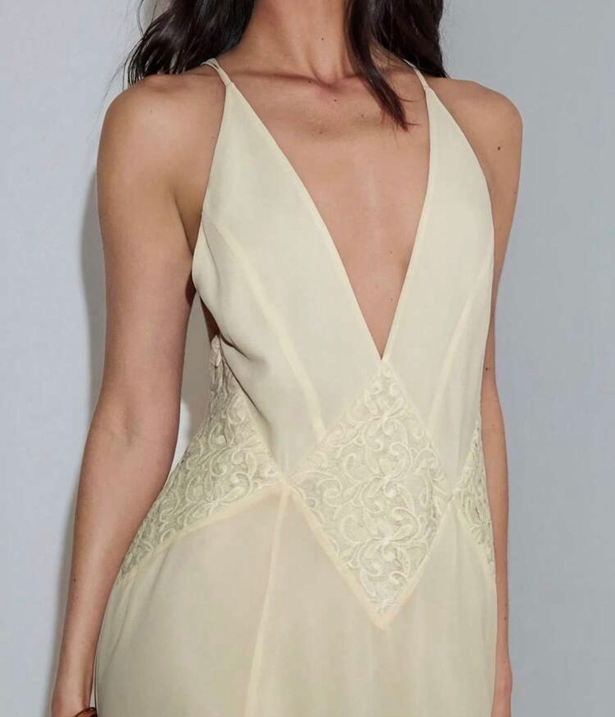 Maxi dress apricot