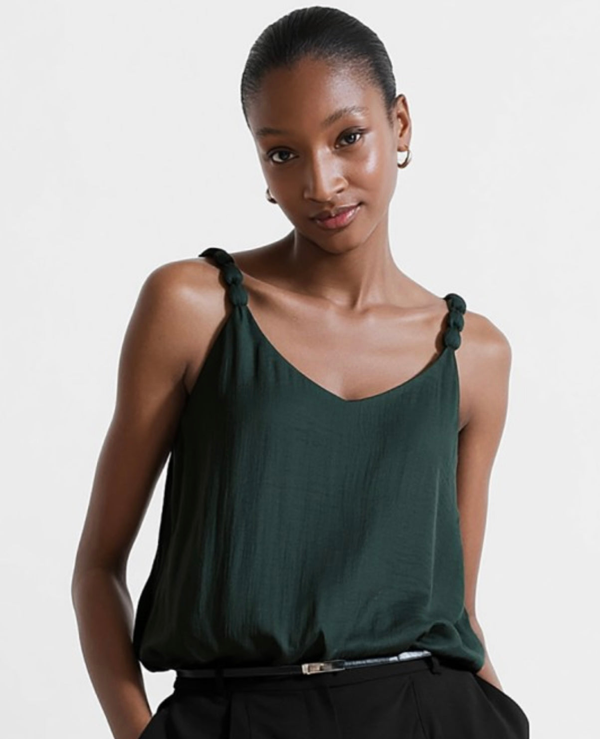 Forest green top