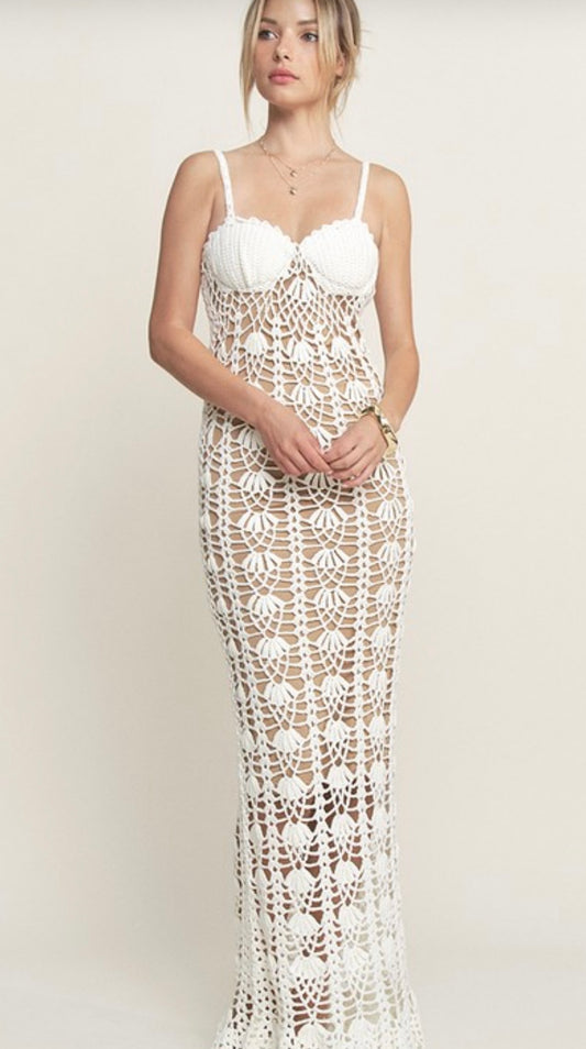 Maxi crochet dress