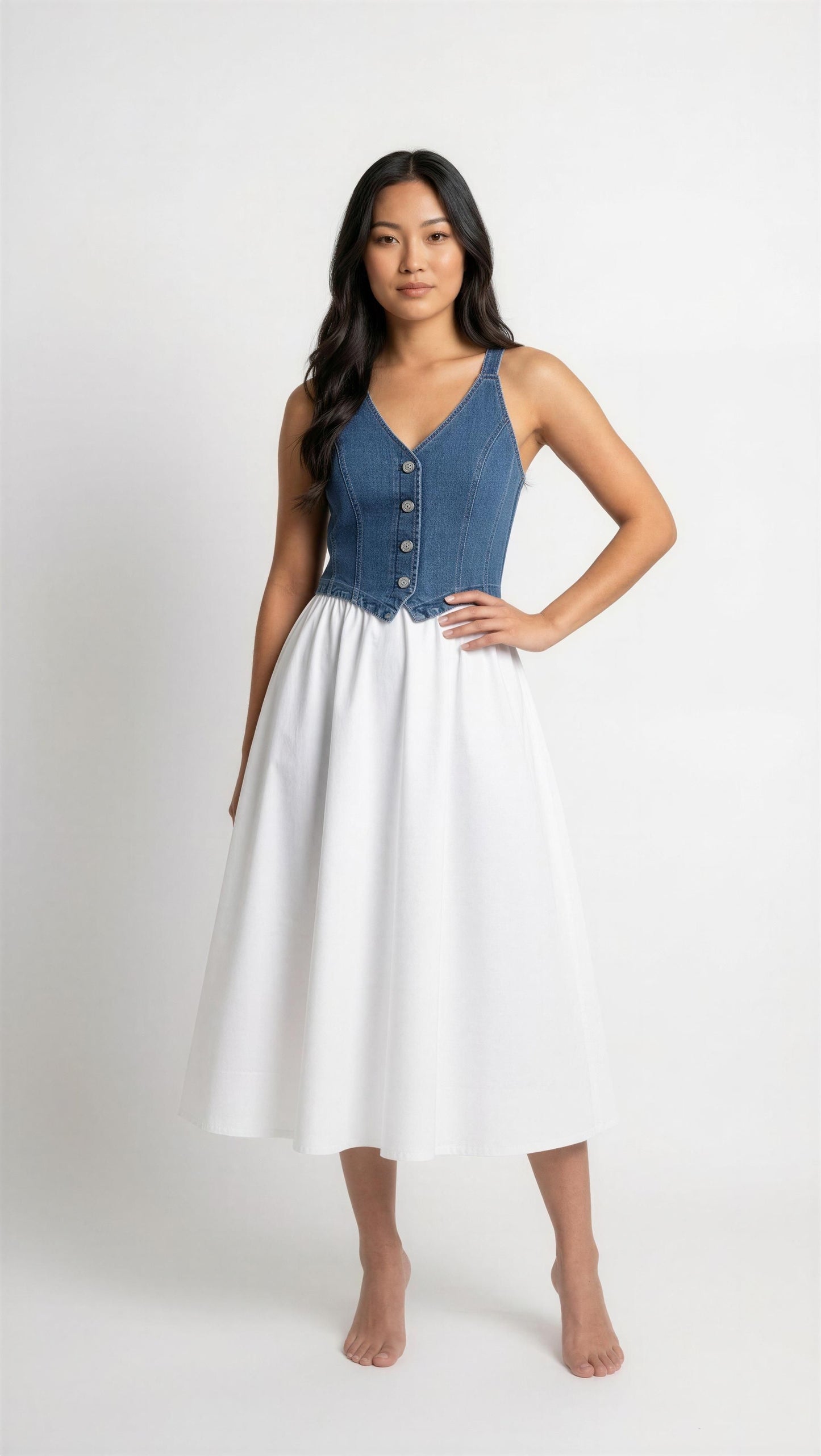 Denim dress
