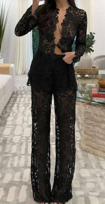 Set black lace
