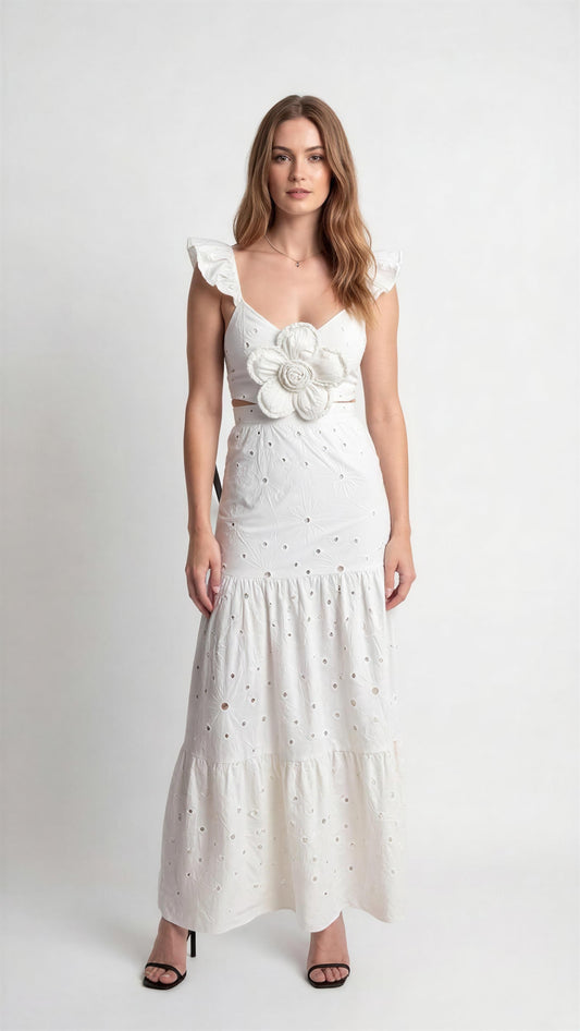 Maxi flower dress